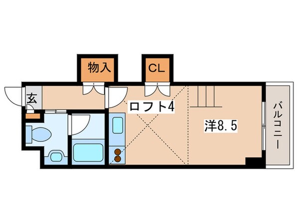 メ－プル北円山の物件間取画像